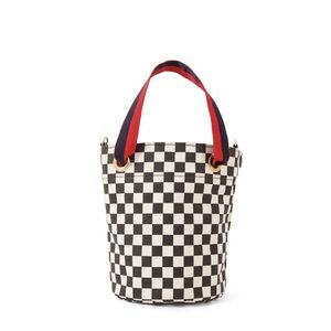 Clare V Petite Baleine Bucket Bag Checkers